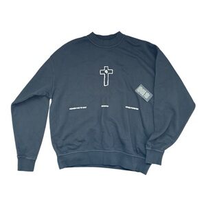 Darc Sport Wolves Club All The Energy Vintage Pierce Cross Crewneck